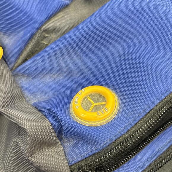 Gap Factory Backpack Vintage- Sum.'04, Blue and Yellow - Picture 9 of 11